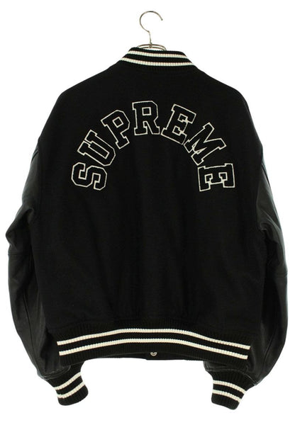 SUPREME 23AW Tiger Varsity Jacket Black Size S