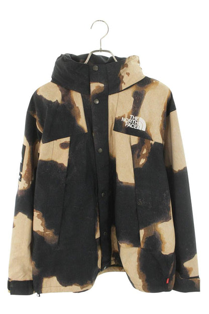 SUPREME Bleached Denim Print Mountain Jacket XL Size XL