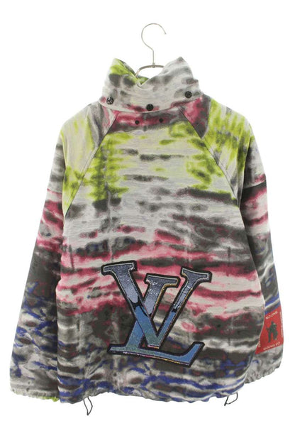 LOUISVUITTON Hooded Graphic Windbreaker Blouson Multi Size L