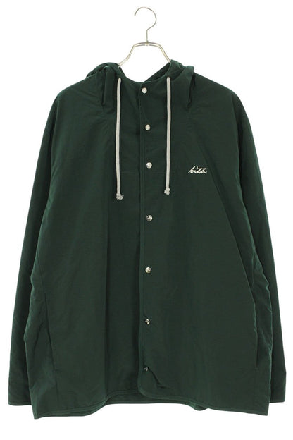 KITH Nylon Snap Hooded Blouson Green Size XL