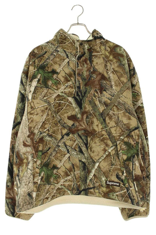 Supreme 24AW Polartec Shearing Reversible Pullover Blouson Brown x Beige Size XL