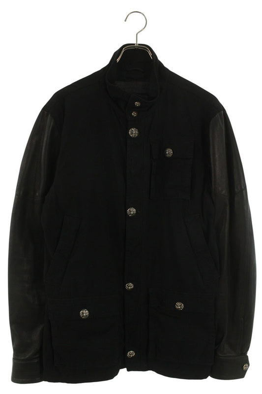 Chrome Hearts CHERRY BOMB Leather Trim Military Size M
