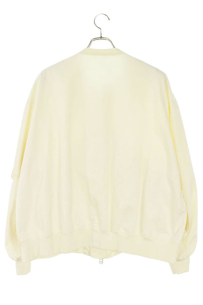 Name 23SS Cut-Off Collar Cotton MA-1 Bomber White Size M