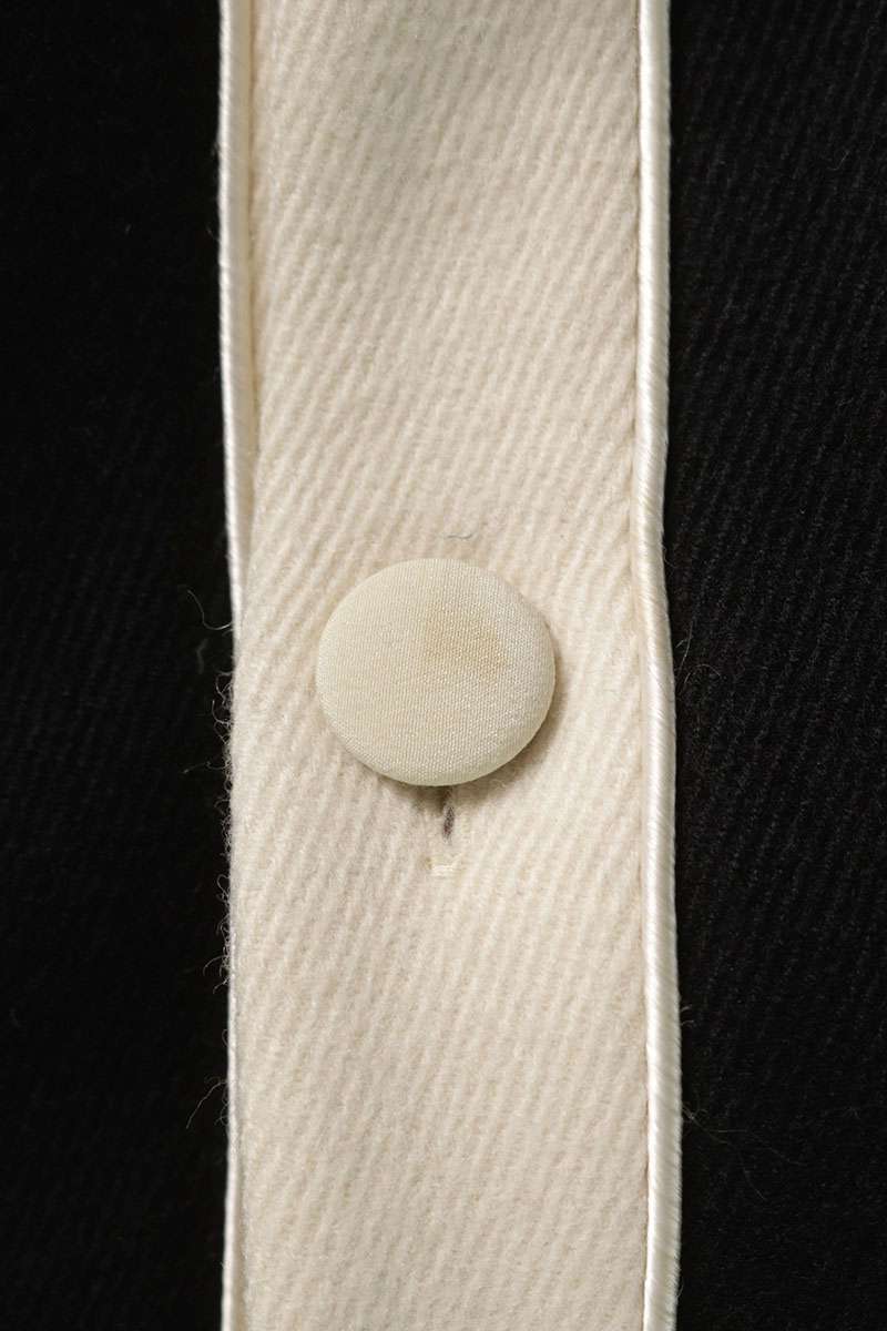CASABLANCA Wool Jacket Blouson Black White Size L