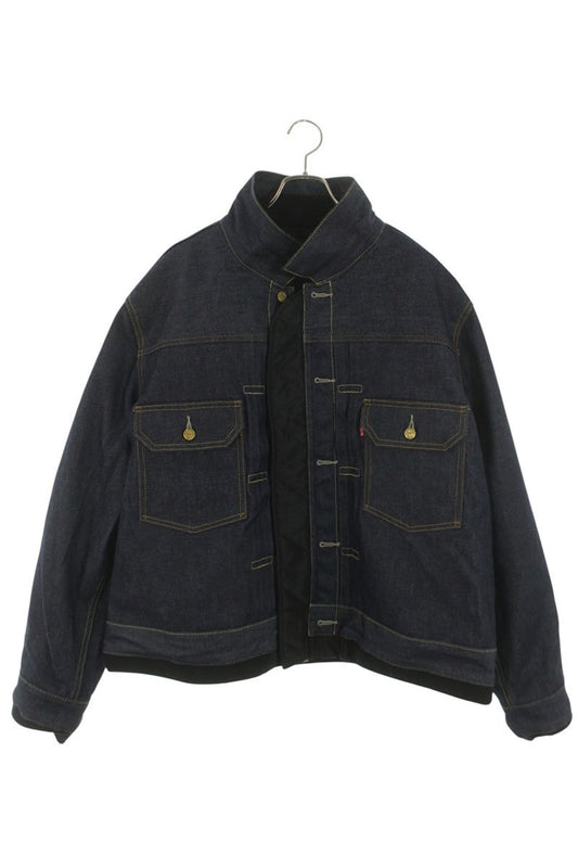 LEVI'S x Sacai Denim Reversible Bomber Jacket Black Size 4