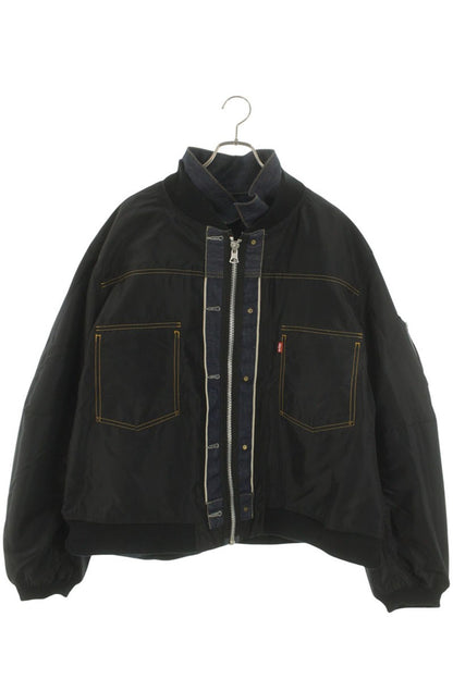LEVI'S x Sacai Denim Reversible Bomber Jacket Black Size 4