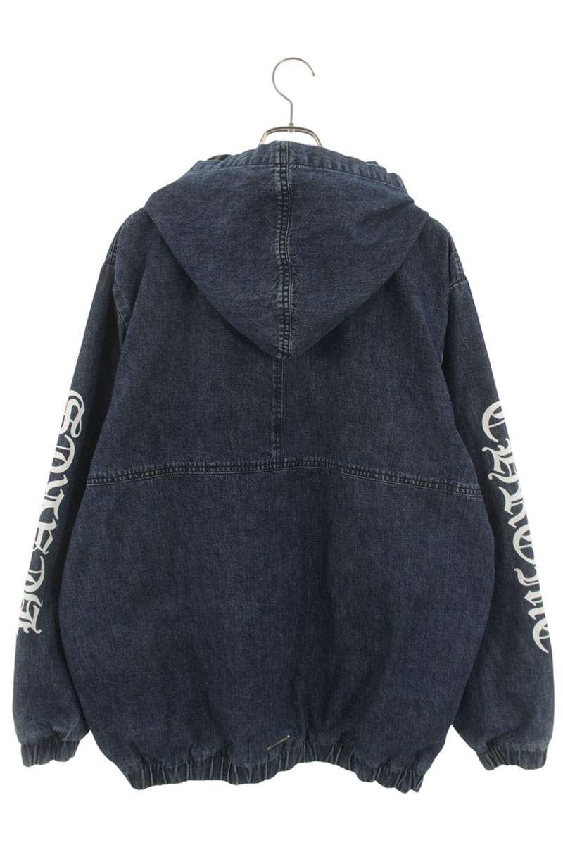 Chrome Hearts Half-Zip Denim Anorak Blouson Indigo Size L