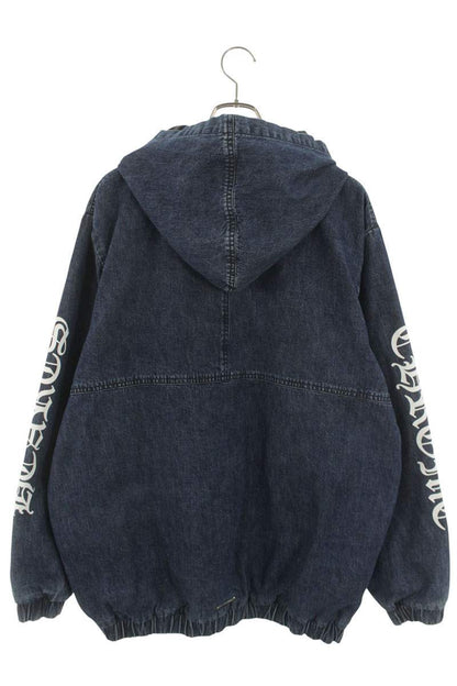 Chrome Hearts Half-Zip Denim Anorak Blouson Indigo Size L