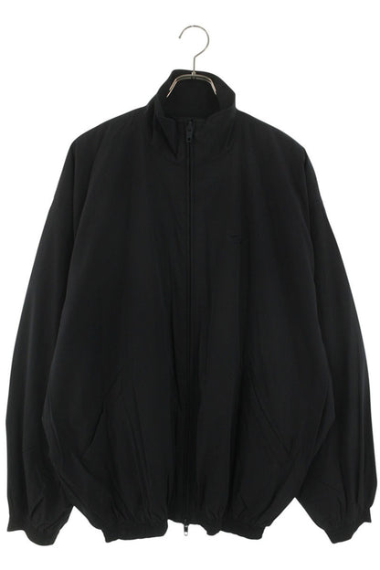 BALENCIAGA Logo Embroidered Nylon Double Zip Blouson Size M