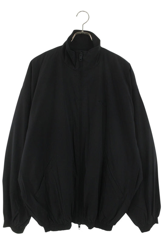 BALENCIAGA Logo Embroidered Nylon Double Zip Blouson Size M