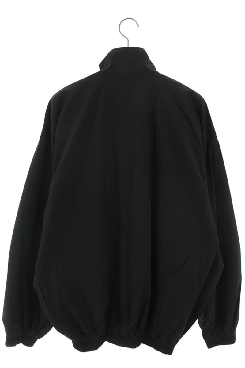 BALENCIAGA Logo Embroidered Nylon Double Zip Blouson Size M