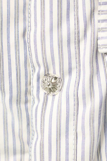 Chrome Hearts Cross Button Striped Down Jacket Size XL