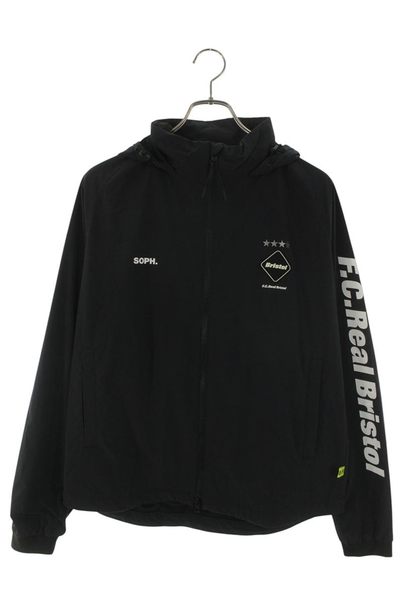 F.C.R.B Logo Print Blouson Black Size M
