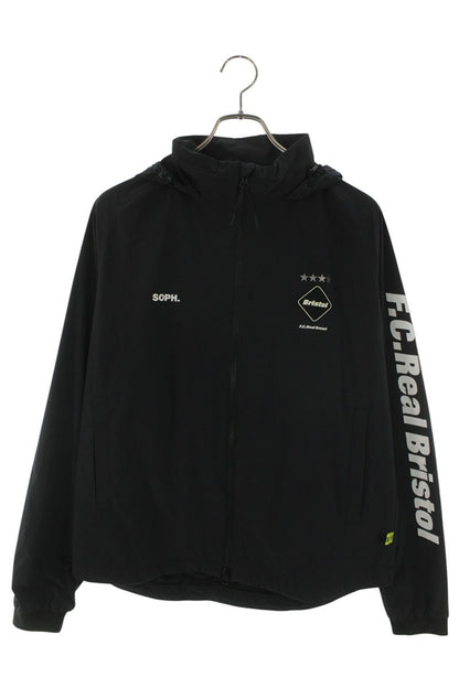 F.C.R.B Logo Print Blouson Black Size M