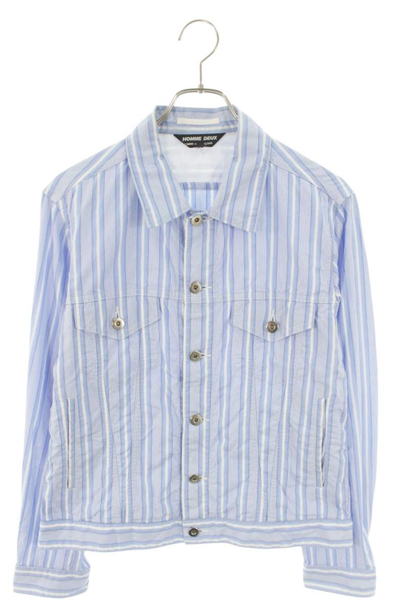 Comme des Garcons Homme Deux 2023 Stripe Shirt Size S