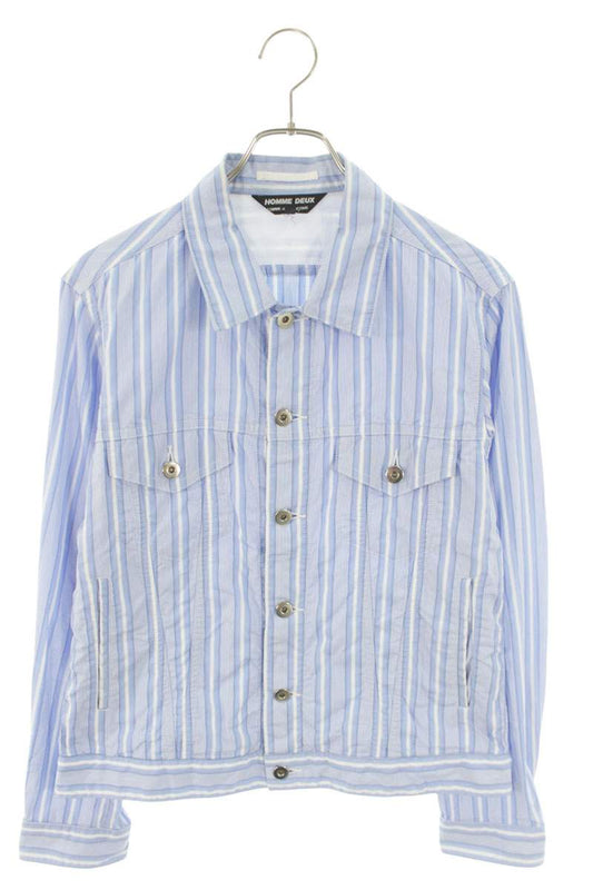 Comme des Garcons Homme Deux 2023 Stripe Shirt Size S