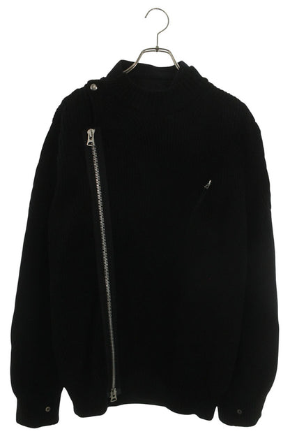 Sacai Wool Knit Blouson Black Size M