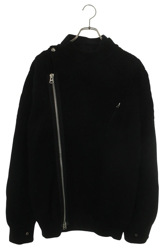 Sacai Wool Knit Blouson Black Size M