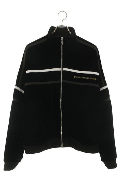 Chrome Hearts VELVET TRACKSUIT JACKET Navy Velour Size M