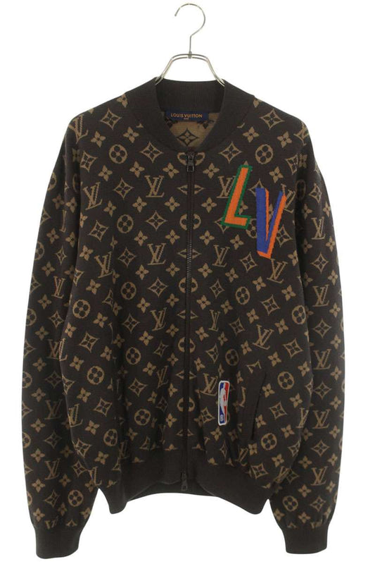 LOUISVUITTON 21SS NBA Monogram Graphic Jacket Brown Size L