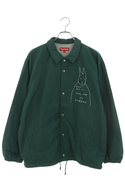 Supreme 22SS Gummo Coaches Jacket Green Size XL