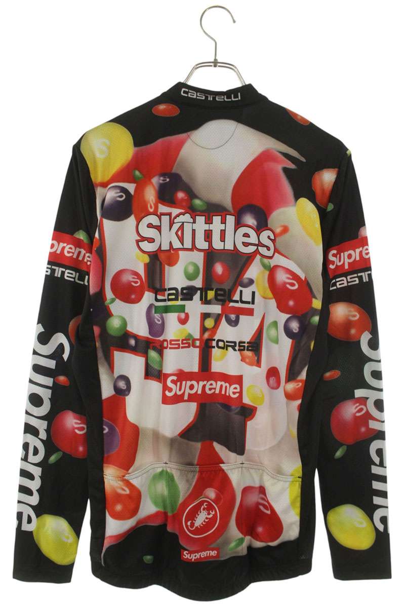 Supreme 21AW Skittles Castelli L S Cycling Jersey Blouson Black Size L