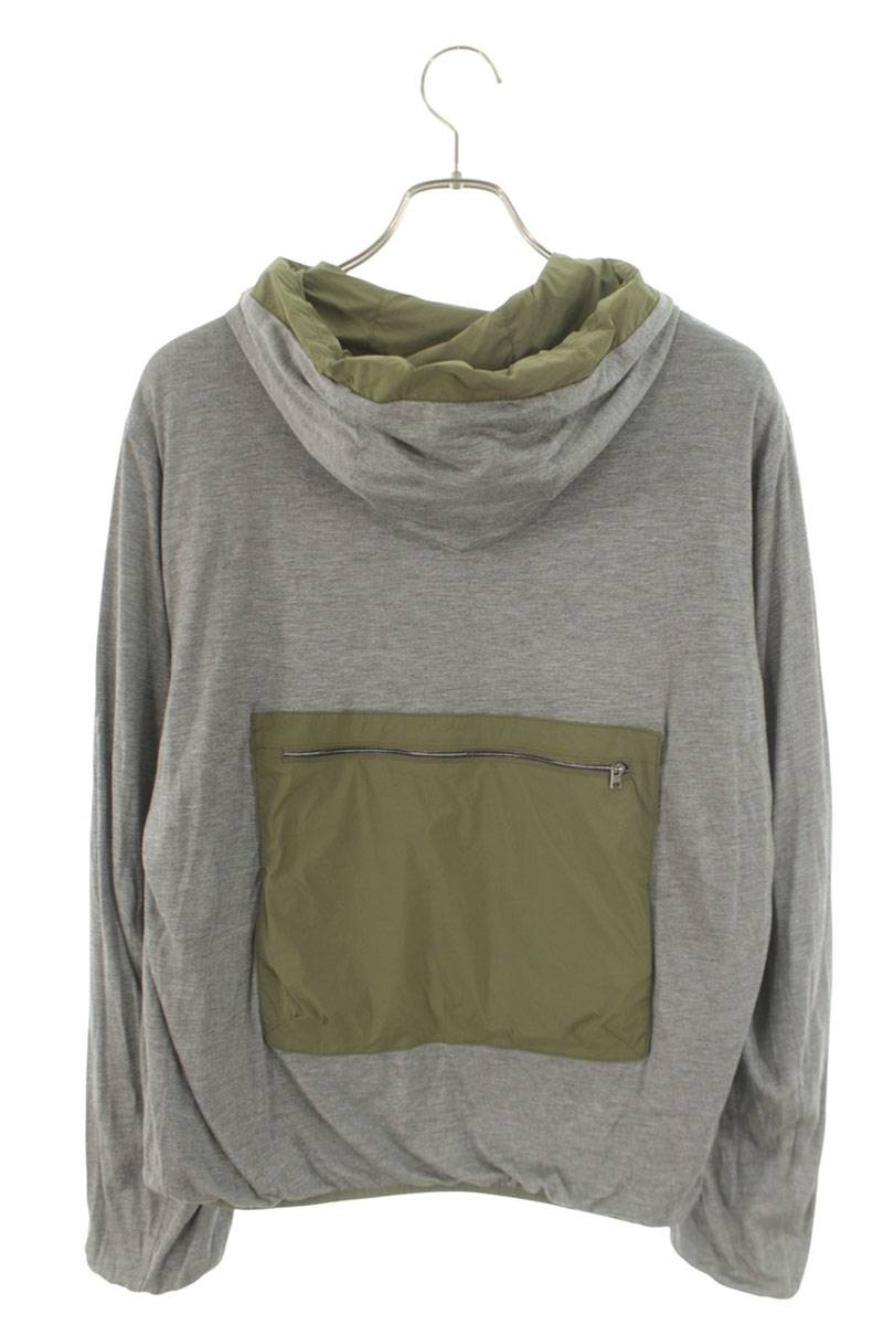 HERNO Nylon Hooded Reversible Blouson Khaki Size L