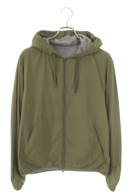 HERNO Nylon Hooded Reversible Blouson Khaki Size L