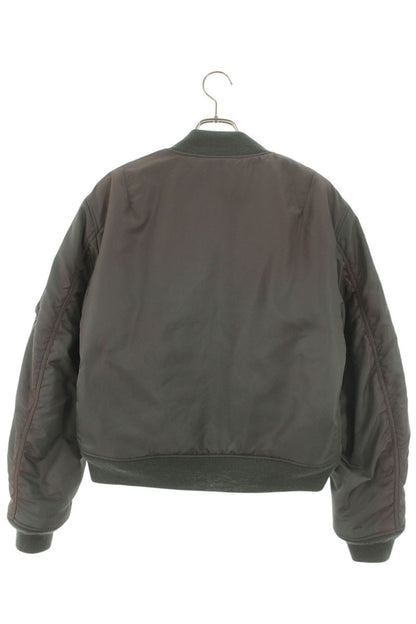 ACNE STUDIOS Washed Nylon Bomber Jacket Gray Size S