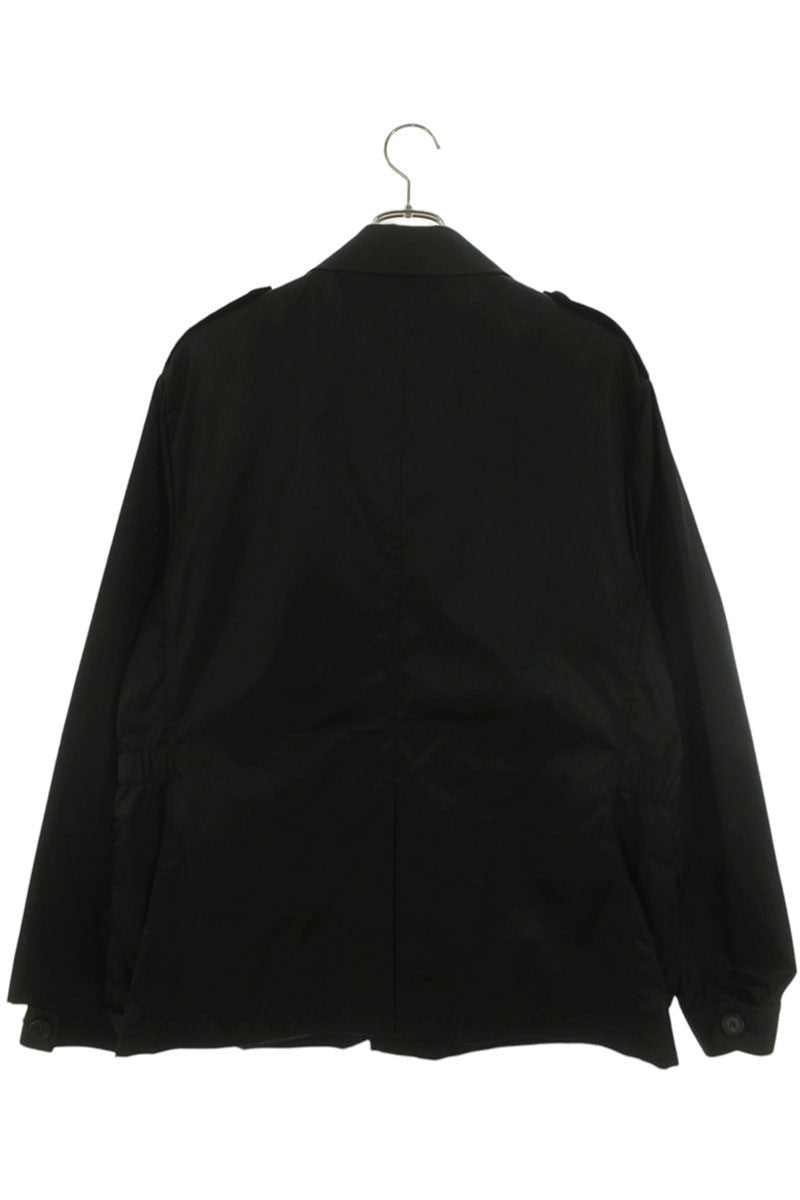 PRADA Re-Nylon Multi-Pocket Safari Jacket Black Size XXL