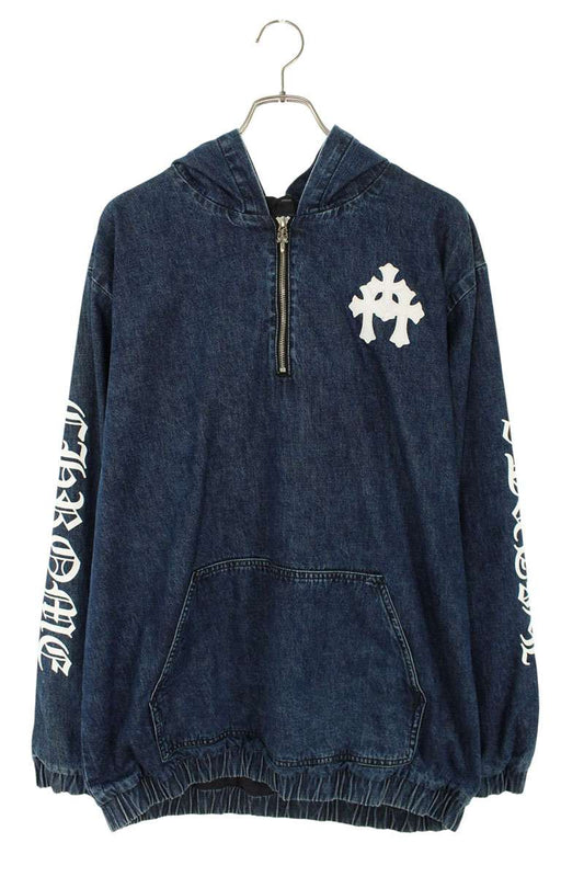 Chrome Hearts LUCKUS Cemetery Patch Denim Blouson Size L