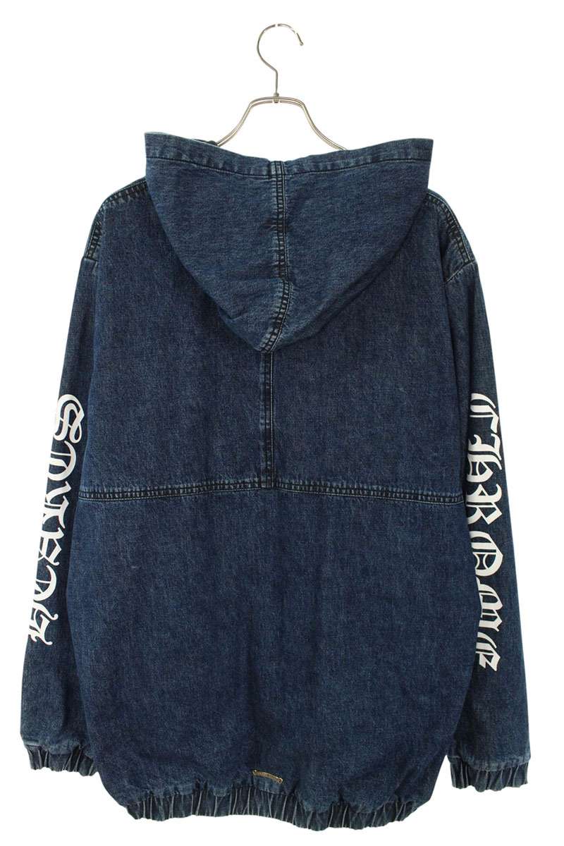 Chrome Hearts LUCKUS Cemetery Patch Denim Blouson Size L