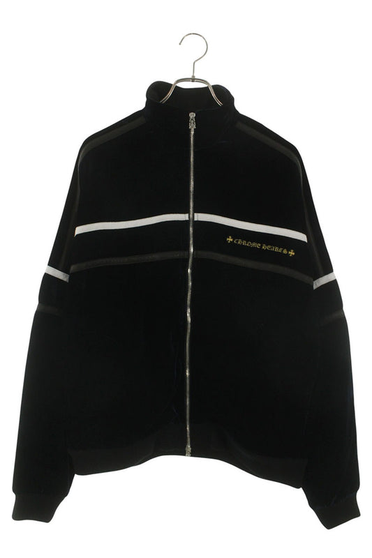 Chrome Hearts VELVET TRACKSUIT JACKET Navy Multi Size M
