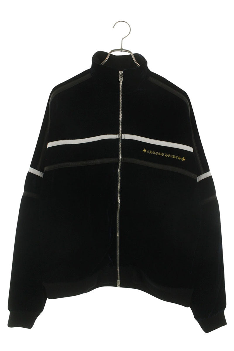 Chrome Hearts VELVET TRACKSUIT JACKET Navy Multi Size M