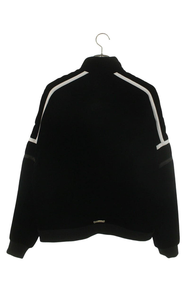 Chrome Hearts VELVET TRACKSUIT JACKET Black Velour Size S