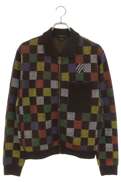 LOUISVUITTON 25SS Damier Cotton Blouson Brown Size S