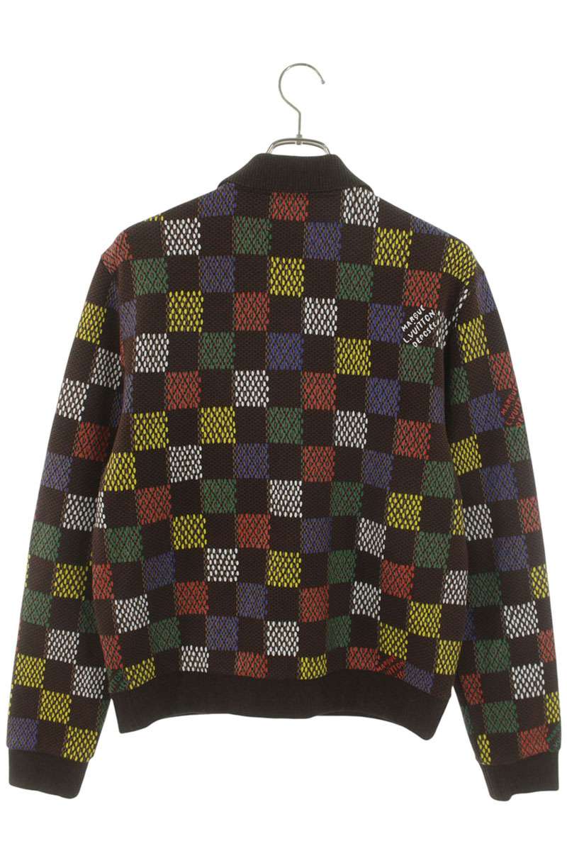 LOUISVUITTON 25SS Damier Cotton Blouson Brown Size S