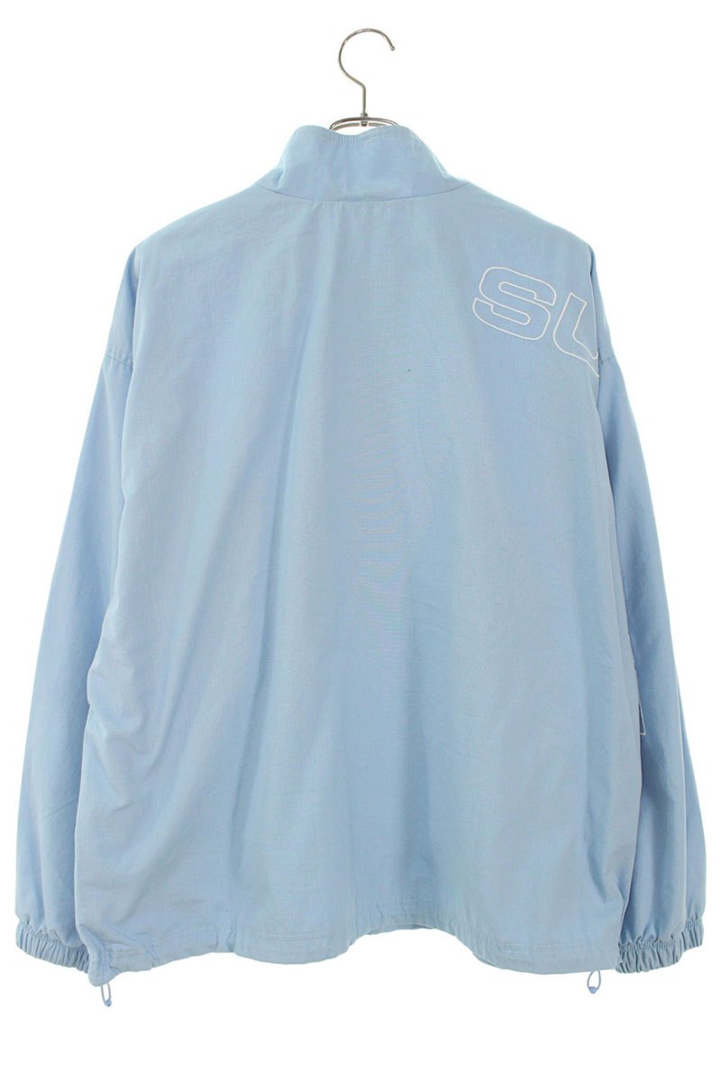 Supreme 25AW Spellout Embroidered Ripstop Track Jacket Logo Blouson Blue Size L