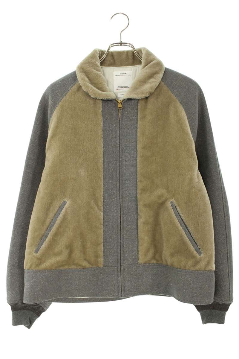 VISVIM Mackenzie Zip-Up Blouson Gray Size L