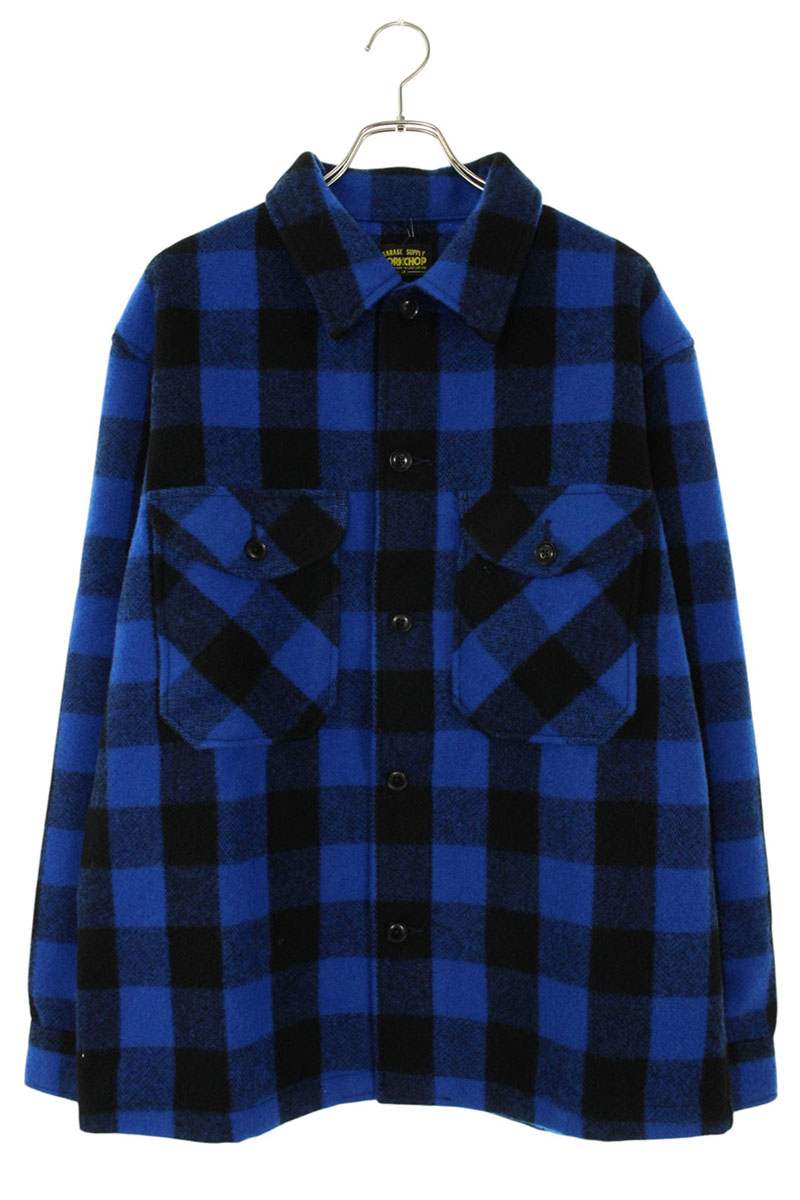 MASSES x PORKCHOP WOOL JACKET P Buffalo Check Multi Size M