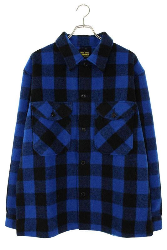 MASSES x PORKCHOP WOOL JACKET P Buffalo Check Multi Size M