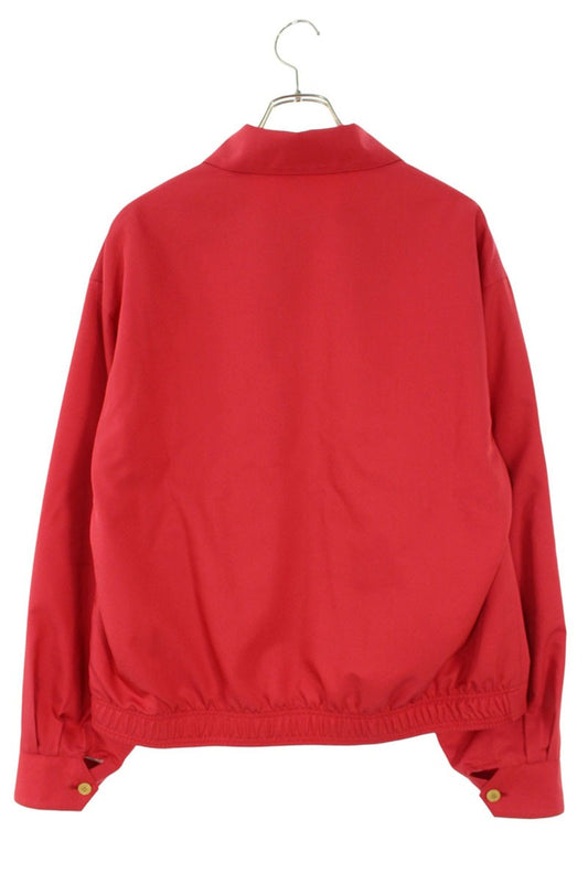 VISVIM 26SS Logo Embroidered Swing Top Blouson Red Size M