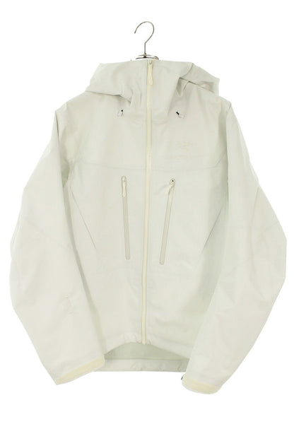 ARCTERYX ALPHA SV JACKET Hooded Nylon White Size XS