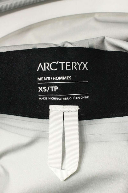 ARCTERYX ALPHA SV JACKET Hooded Nylon White Size XS