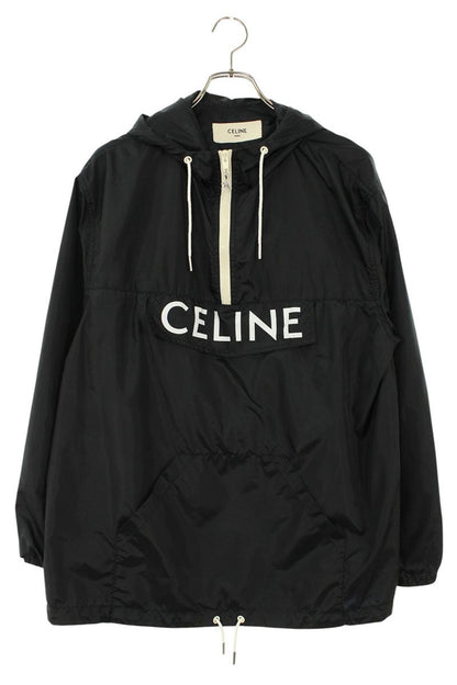 CELINE Front Logo Anorak Black Size XS