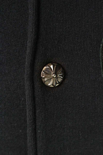 Chrome Hearts CH Patch Leather Panel Varsity Jacket Size M