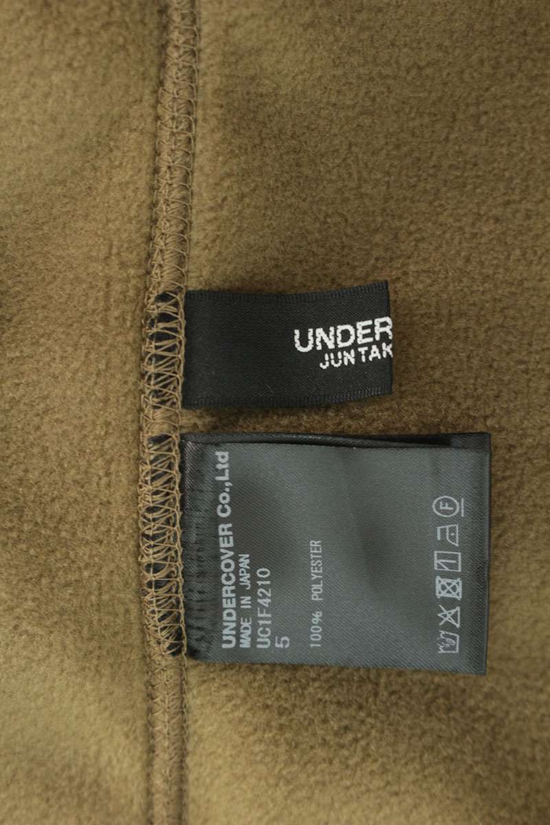 UNDERCOVER POLARTEC Fleece Blouson Brown Size XXL