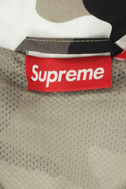 SUPREME Contrast Zip Track Jacket Gray Size S