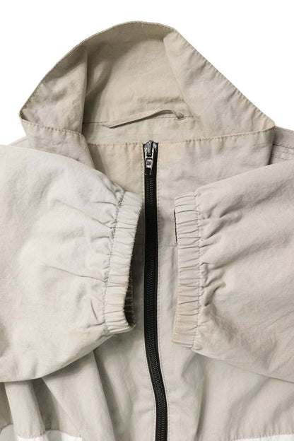 BALENCIAGA Logo Print Poplin Shirt Jacket Multi Size XS