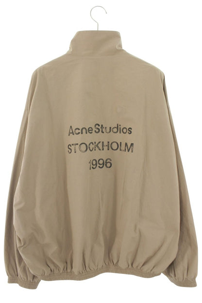 ACNE STUDIOS Beige Back Logo Vintage Nylon Blouson Size S